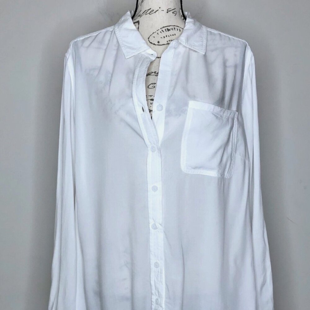 soft white button down - Picture 2 of 7